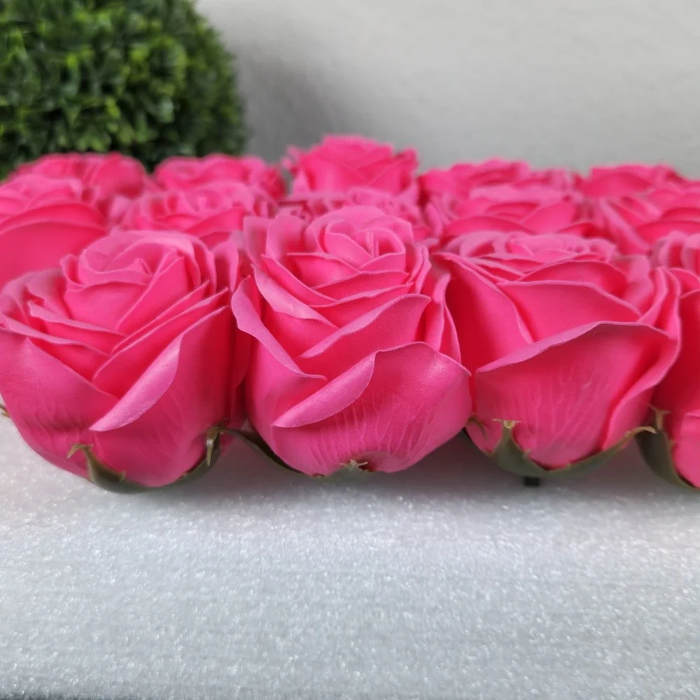 14- Soap Pedal Roses Artificial Flower Heads Crafts DIY Valentines/Wedding Decor